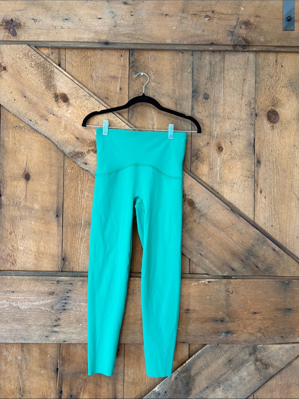 SPANX High-Waist Leggings in Aqua Teal
